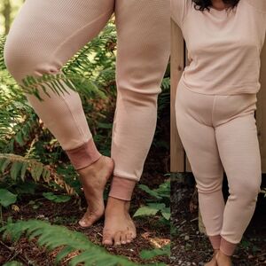 Noble Waffle Bottom | Dusty Rose + Powder Pink